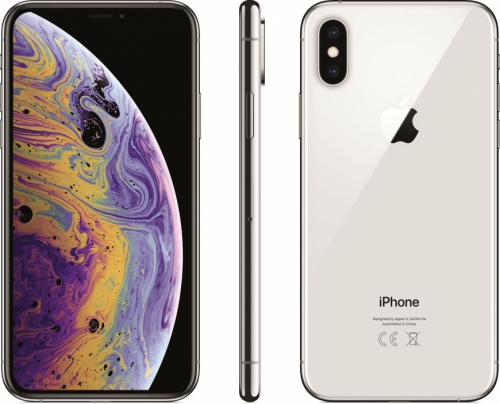 Смартфон Apple iPhone XS 256GB (серебристый) xs-256w