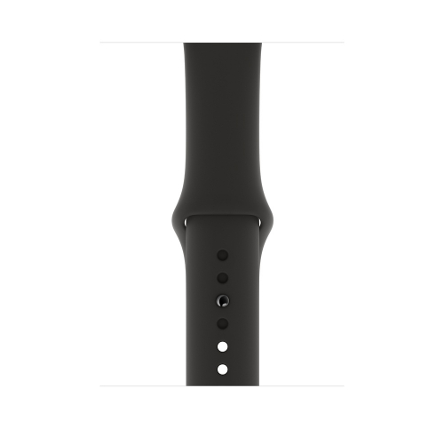 Умные часы Apple Watch Series 4 Cellular, 44 мм, корпус из алюминия цвета «серый космос», спортивный ремешок черного цвета (MTUW2) MTUW2